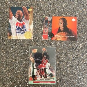 Michael Jordan Basketball Card Set